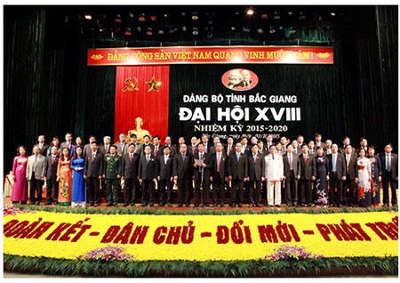 Đảng bộ tỉnh Bắc Giang qua các kỳ Đại hội